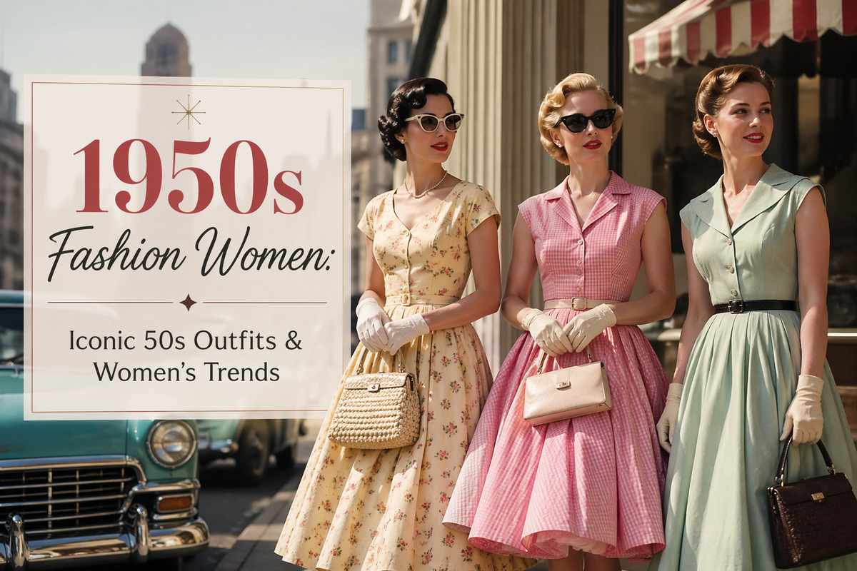1950s Fashion Women: Iconic 50s Outfits & Women's Trends