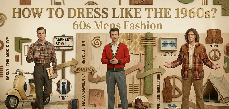 How to dress like the 1960s? | 60s Mens Fashion