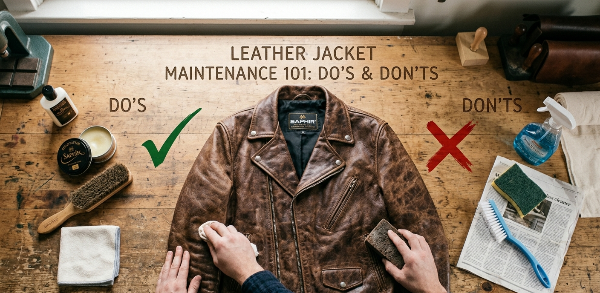Leather Jacket Maintenance 101: Do’s and Don’ts