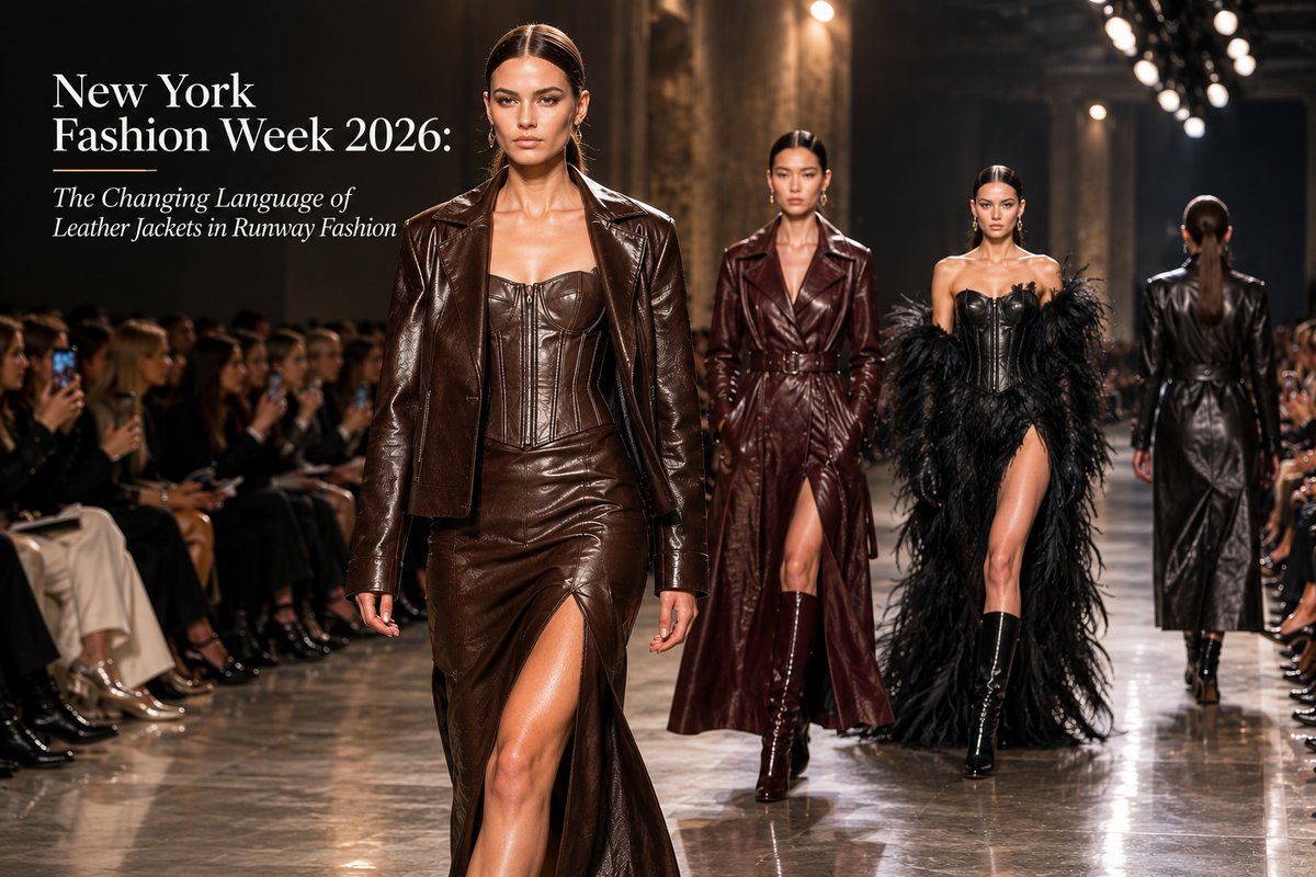 New York Fashion Week 2026: The Changing Language of Leather Jackets in Runway Fashion
