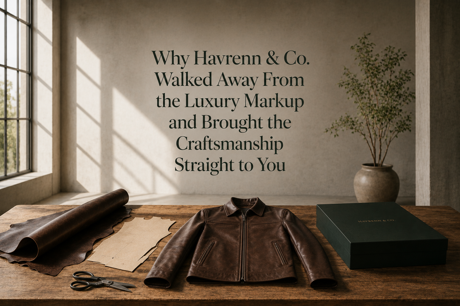 Why Havrenn & Co. Walked Away From the Luxury Markup and Brought the Craftsmanship Straight to the Customer