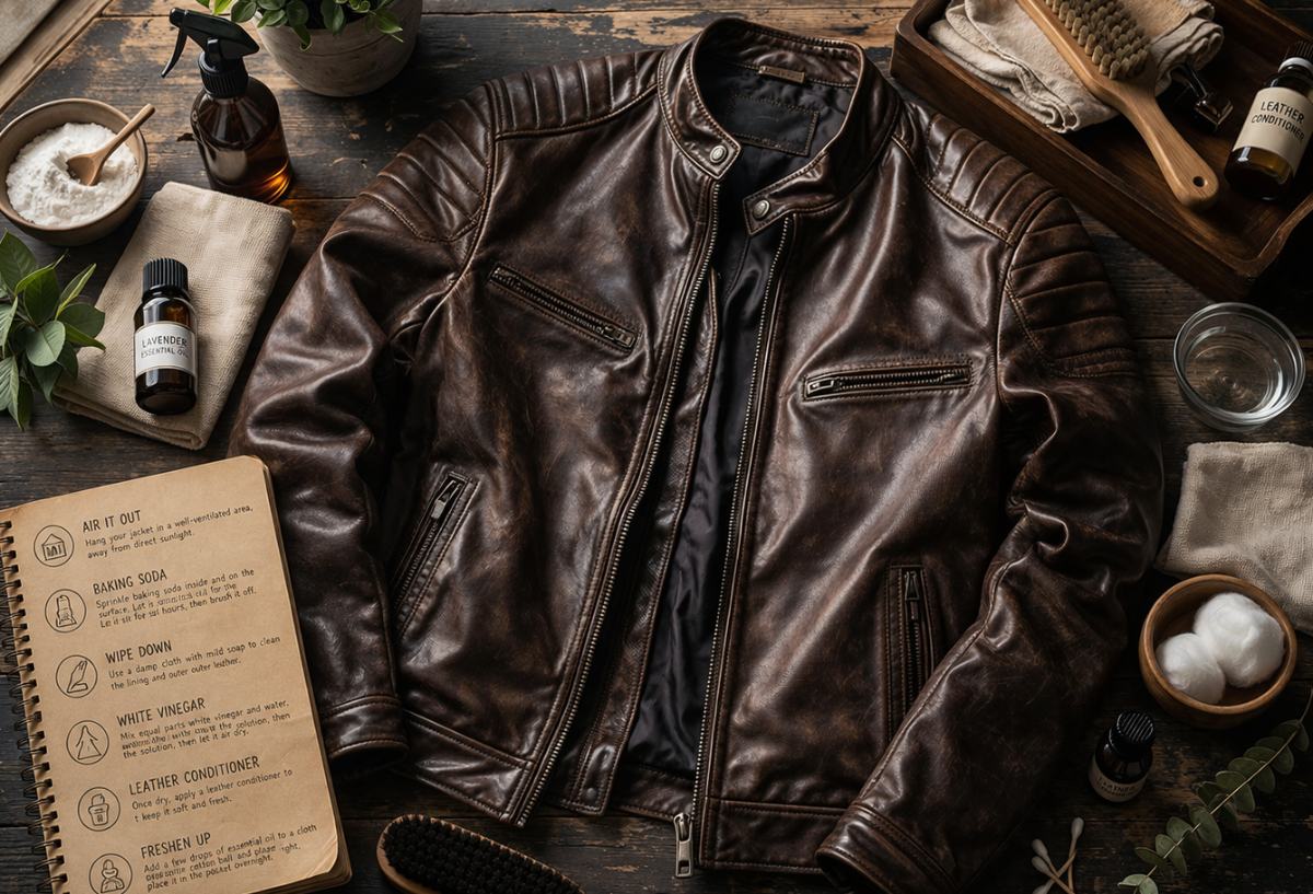 How to Remove Bad Smell from a Leather Jacket?