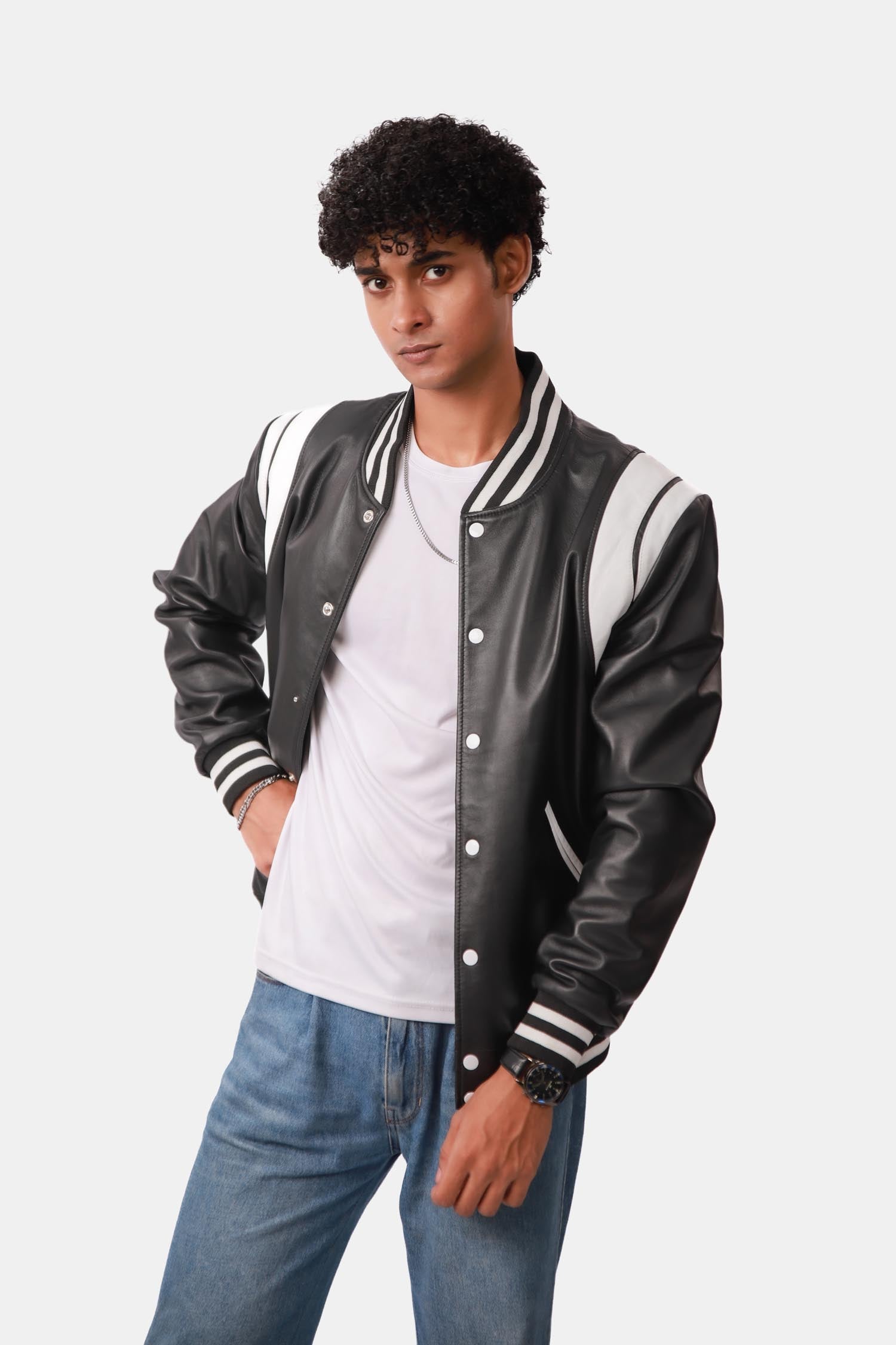 Black Leather Jacket For Men
