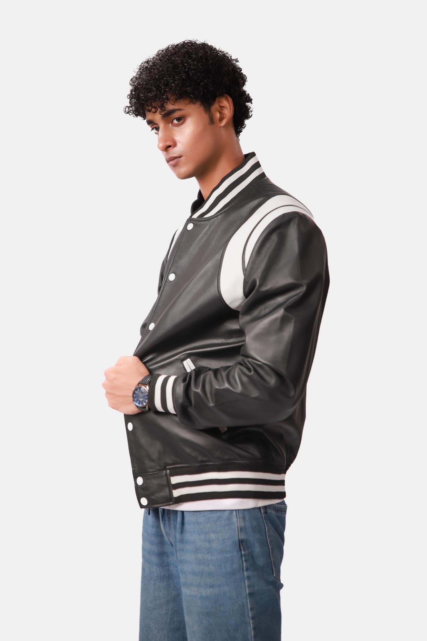 Black Leather Jacket For Men