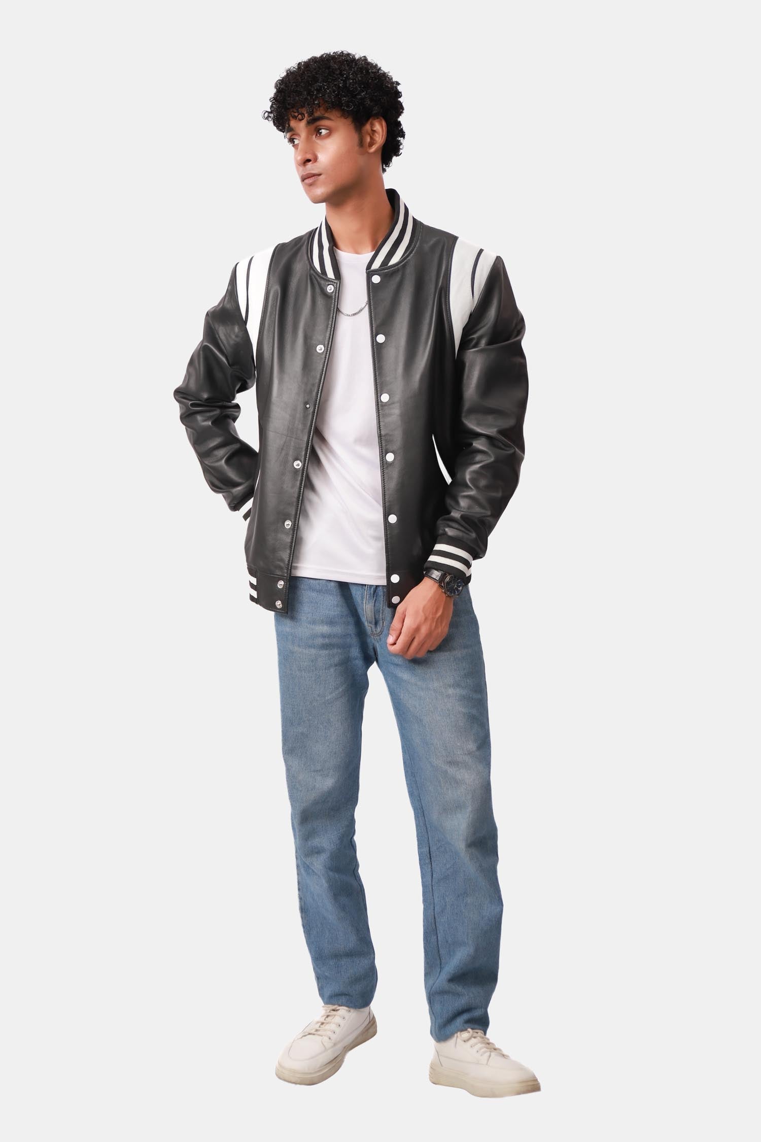 Black Leather Jacket For Men