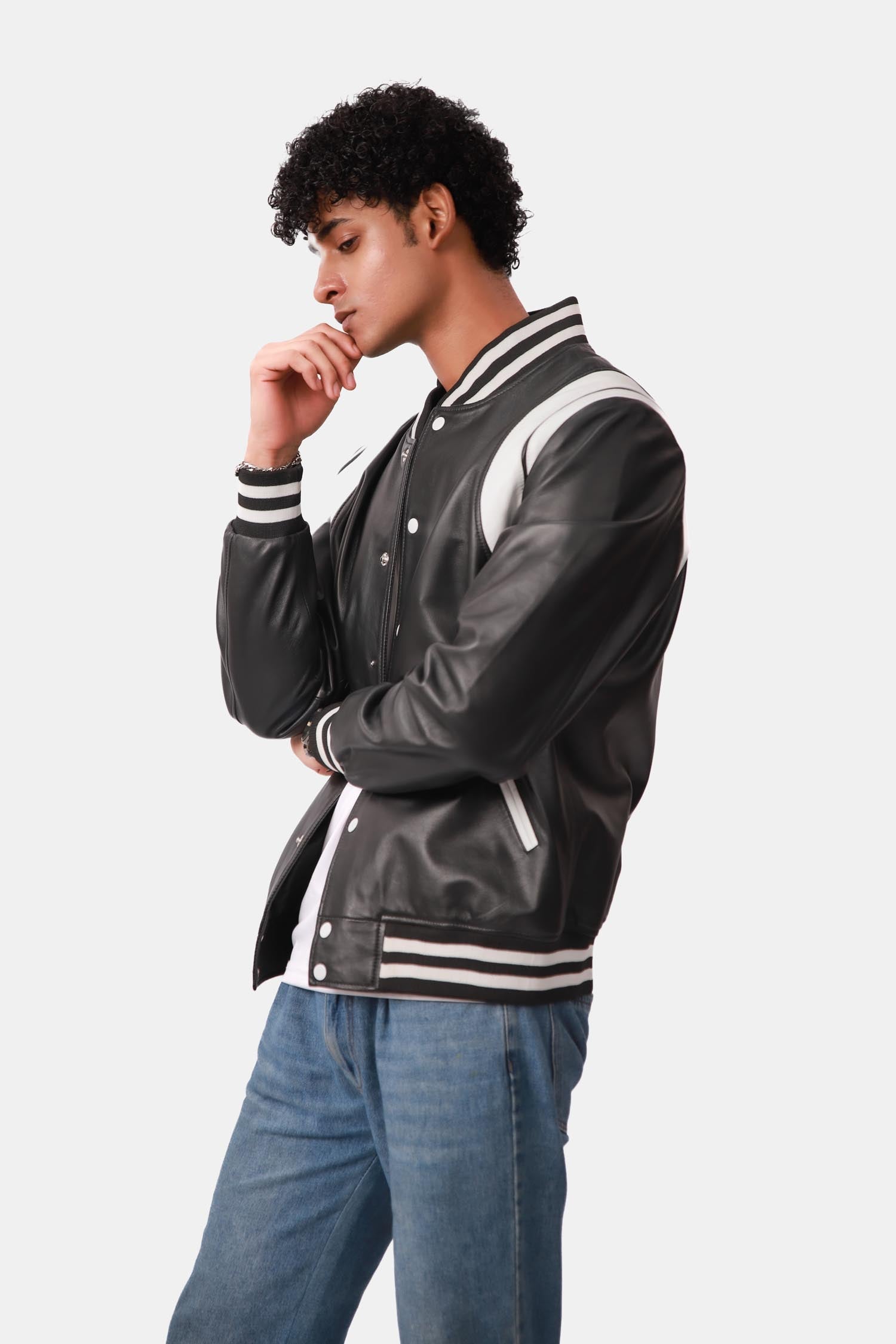 Black Leather Jacket For Men
