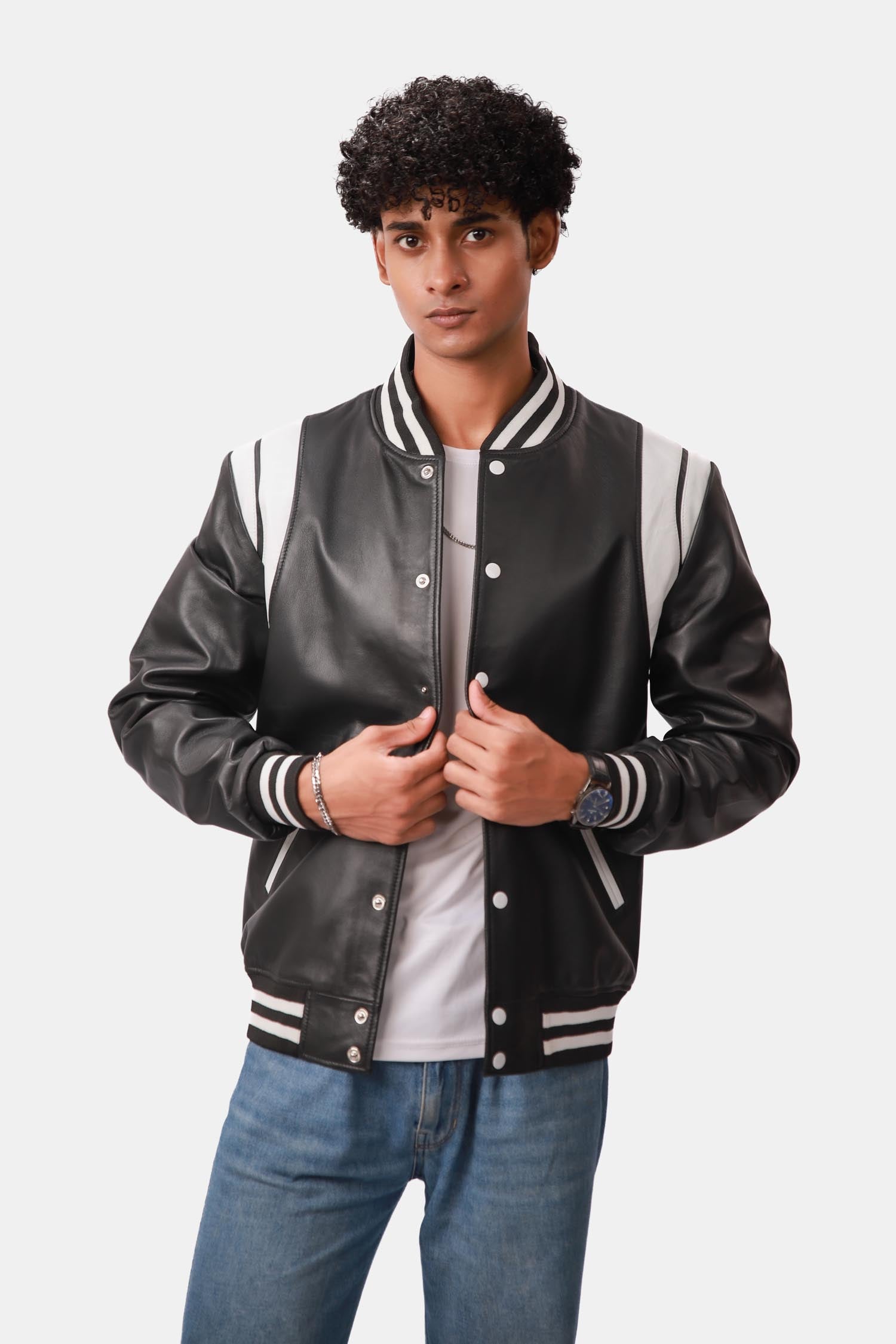 Black Leather Jacket For Men