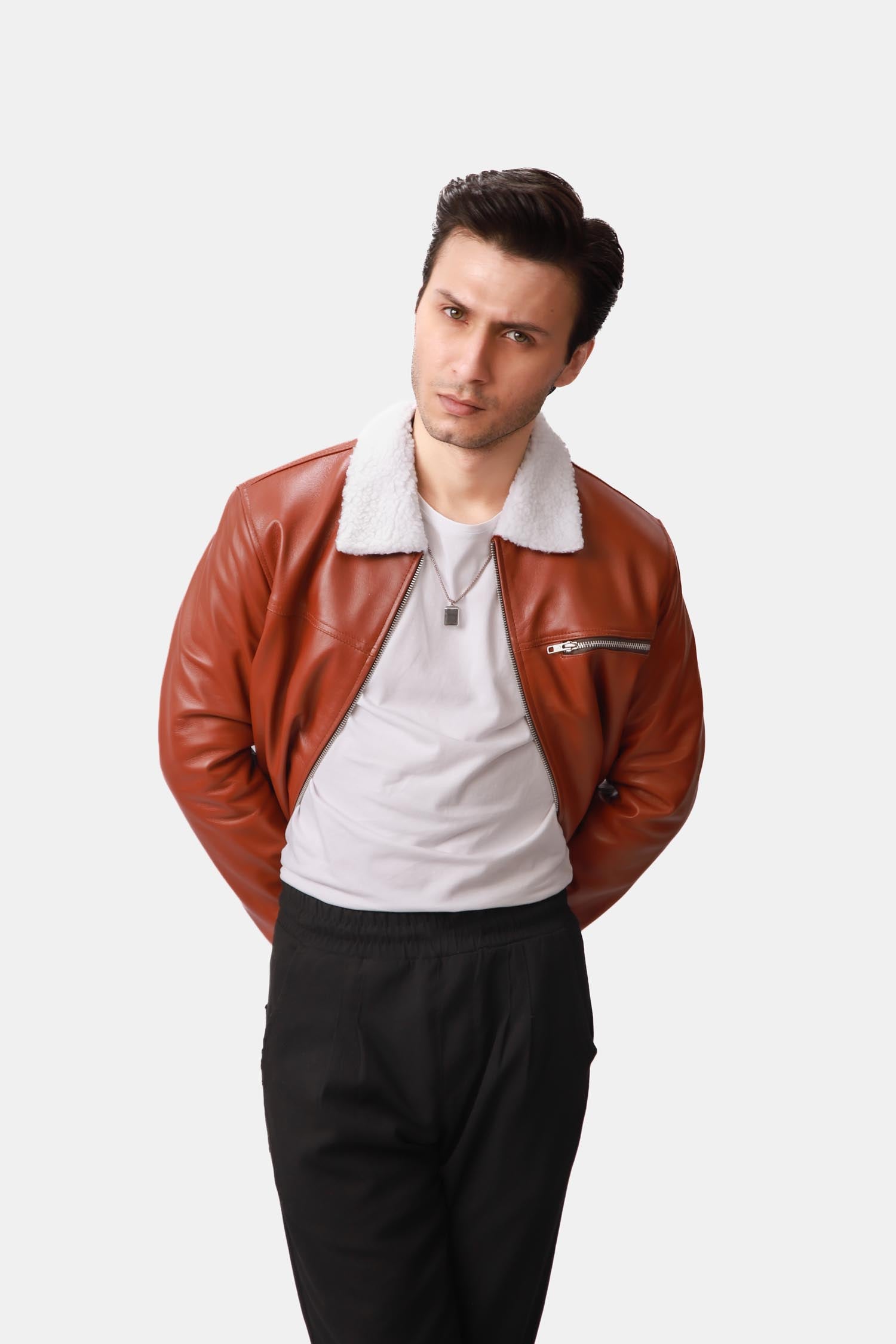 Leather Biker Jacket For Men
