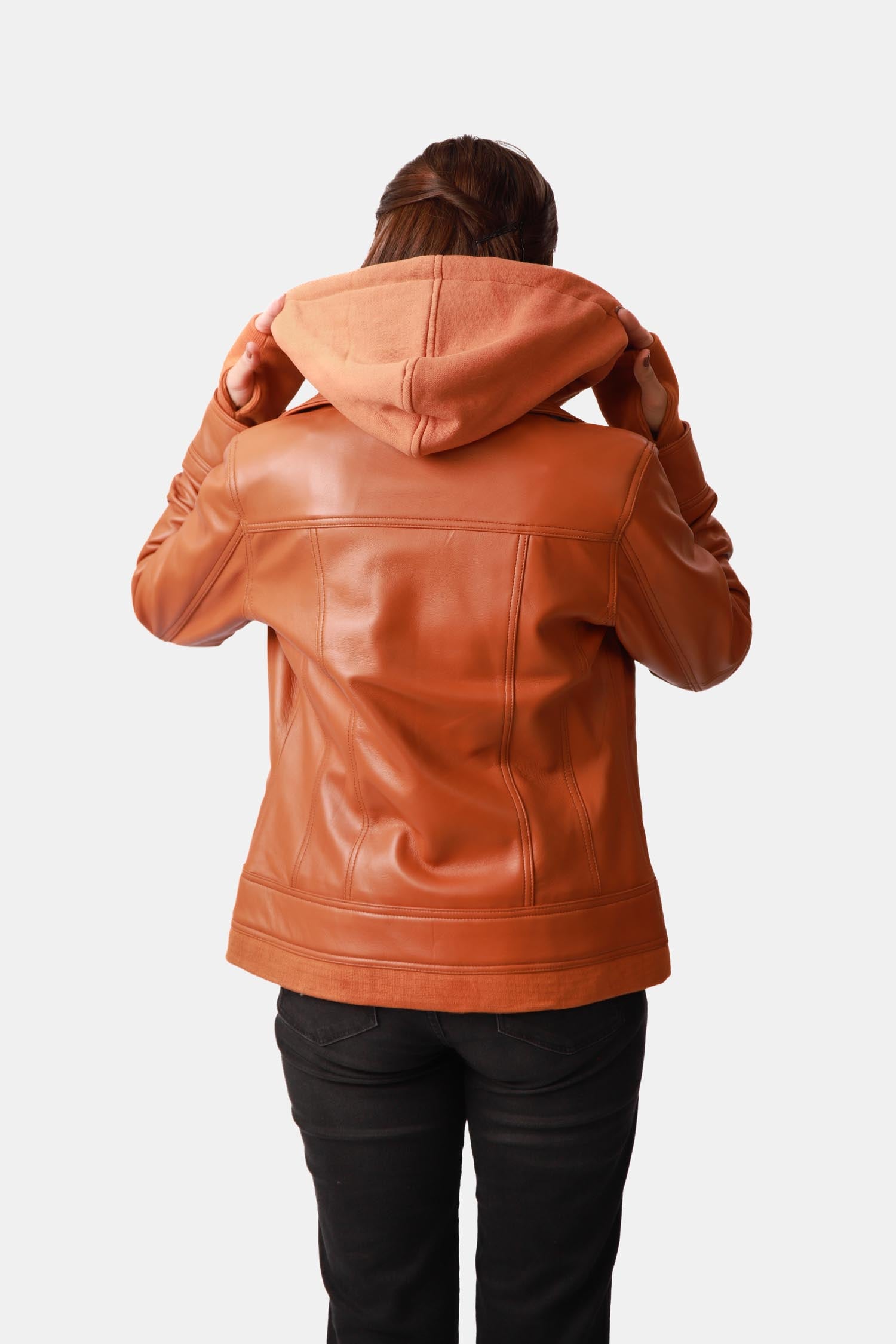 Bomber Jacket with Removable Hood