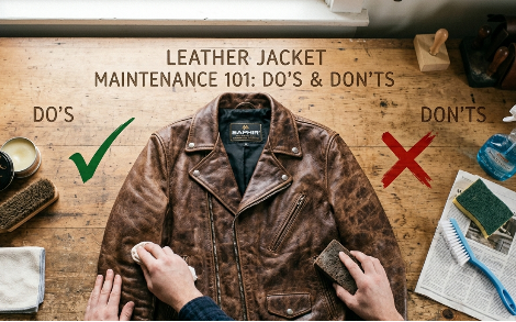 Leather Jacket Maintenance 101: Do’s and Don’ts