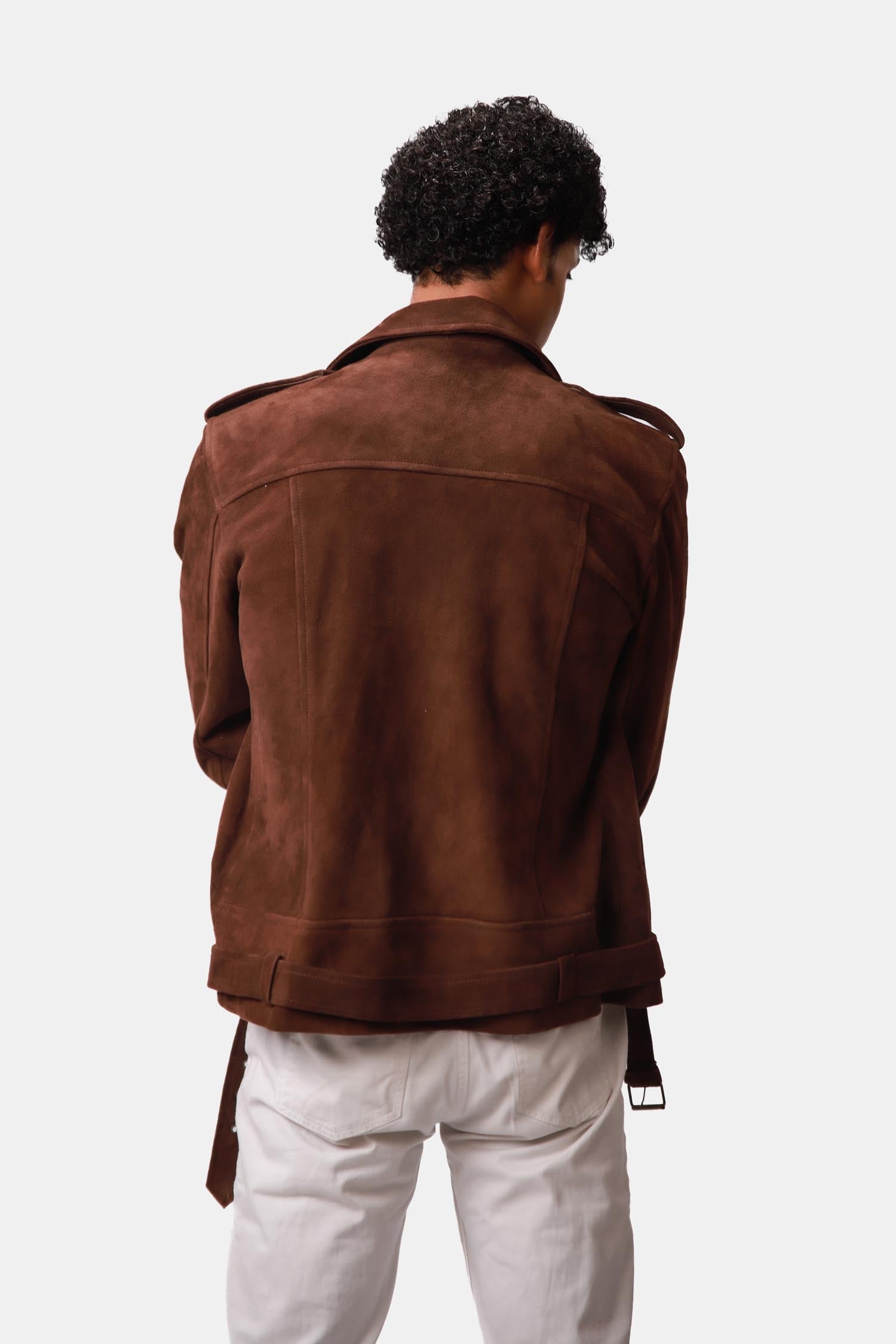 Leather Biker Jacket For Men