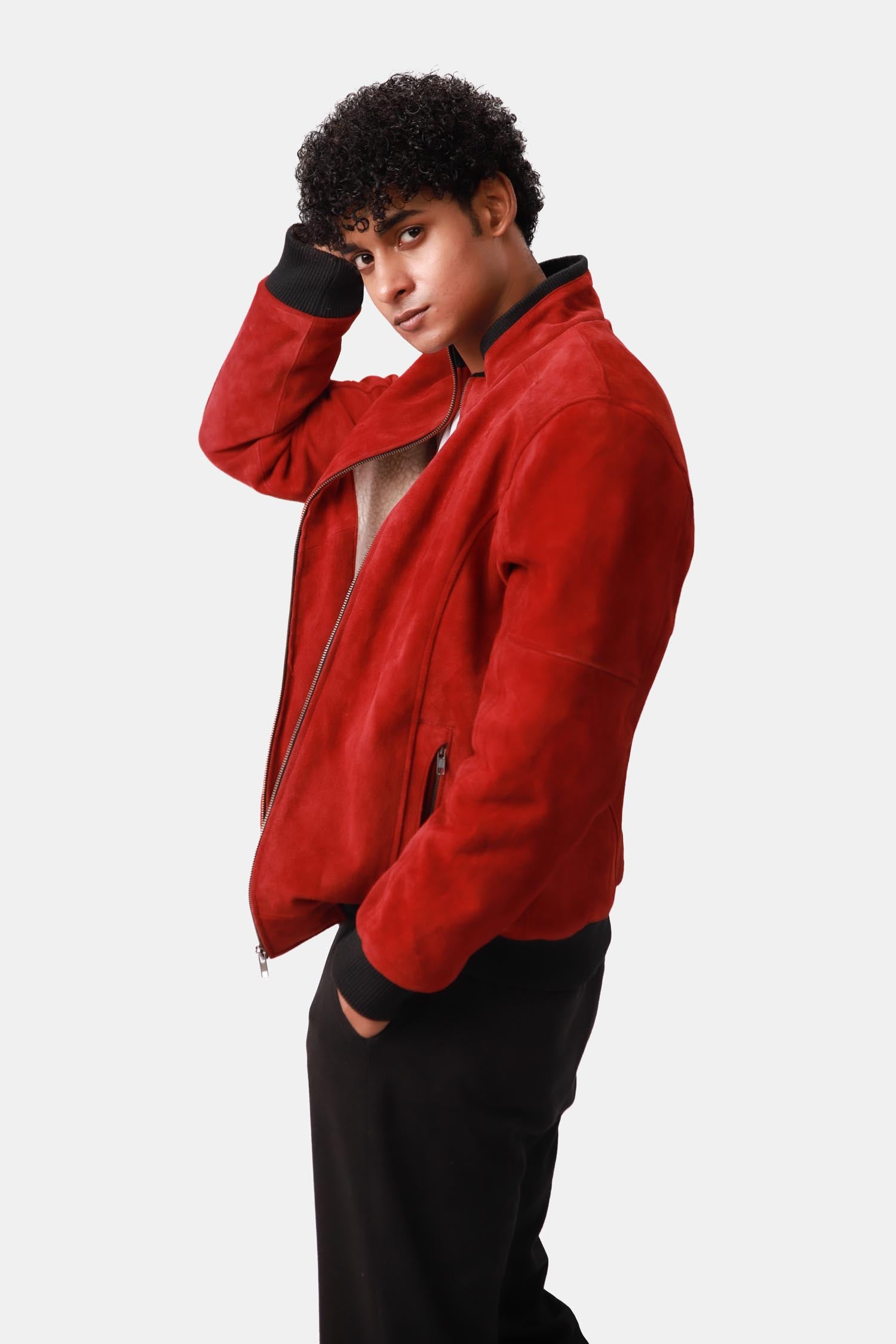 Red Leather Jacket For Men