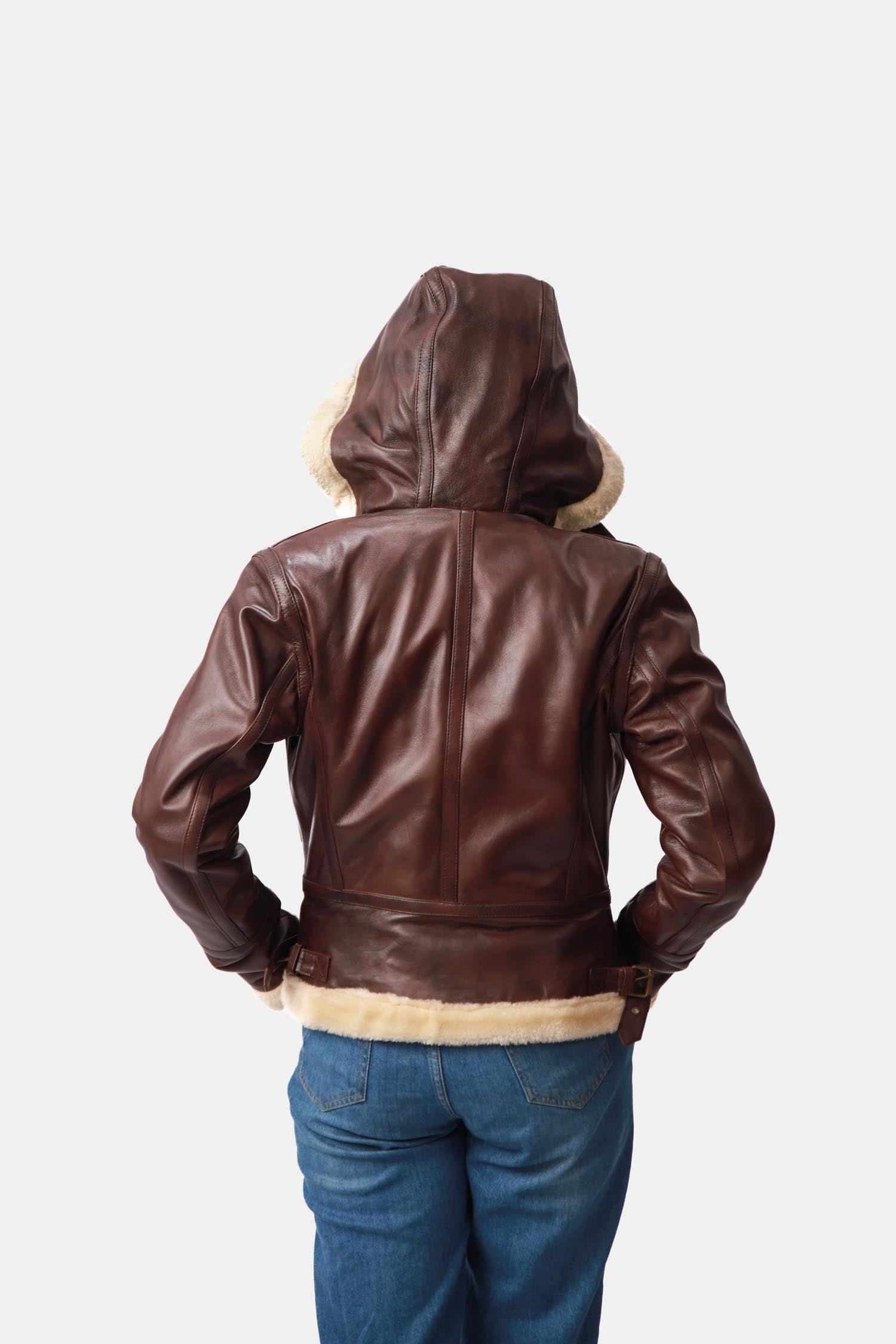 B3 Bomber Aviator Leather Jacket