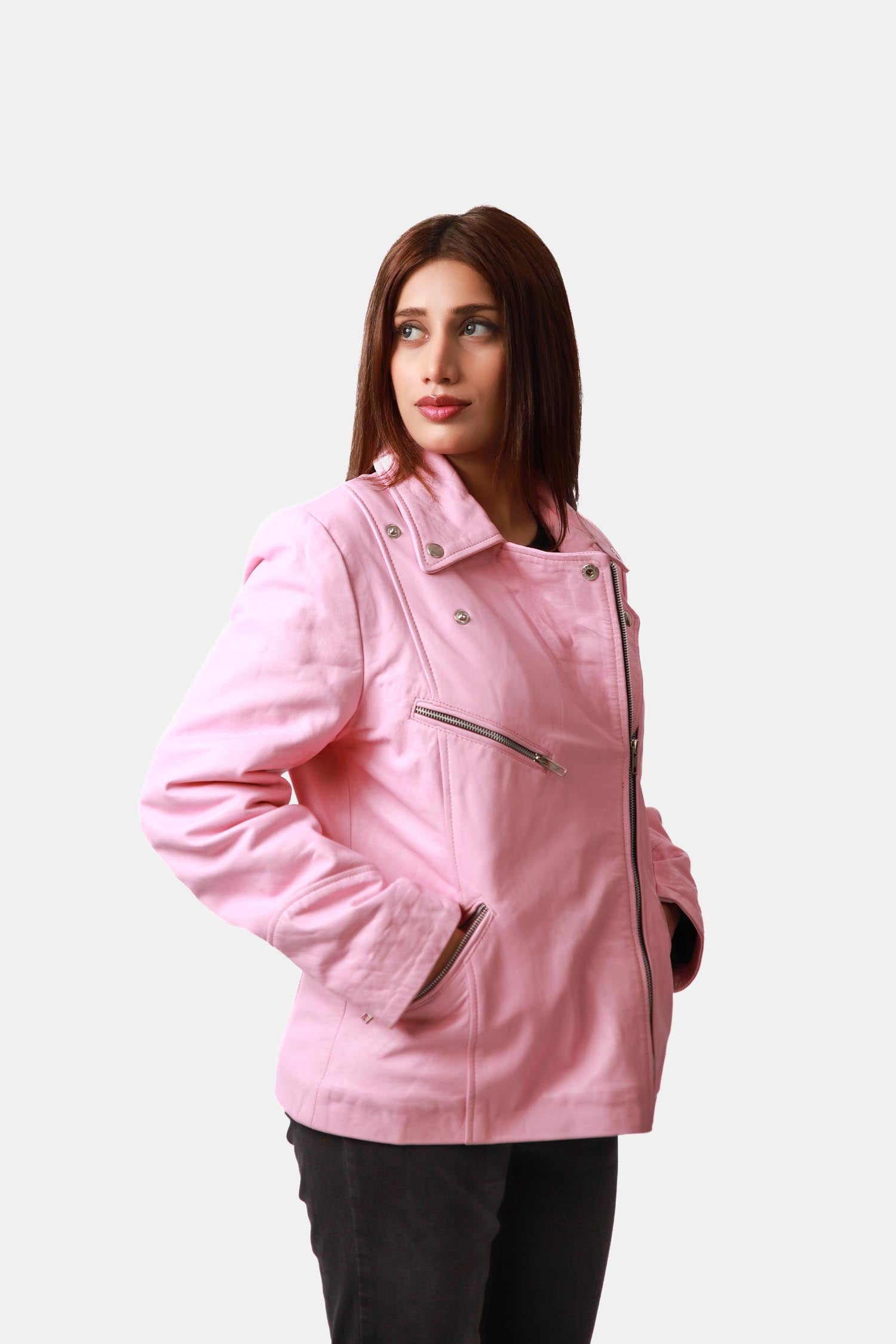 Motorcycle Leather jacket For Women