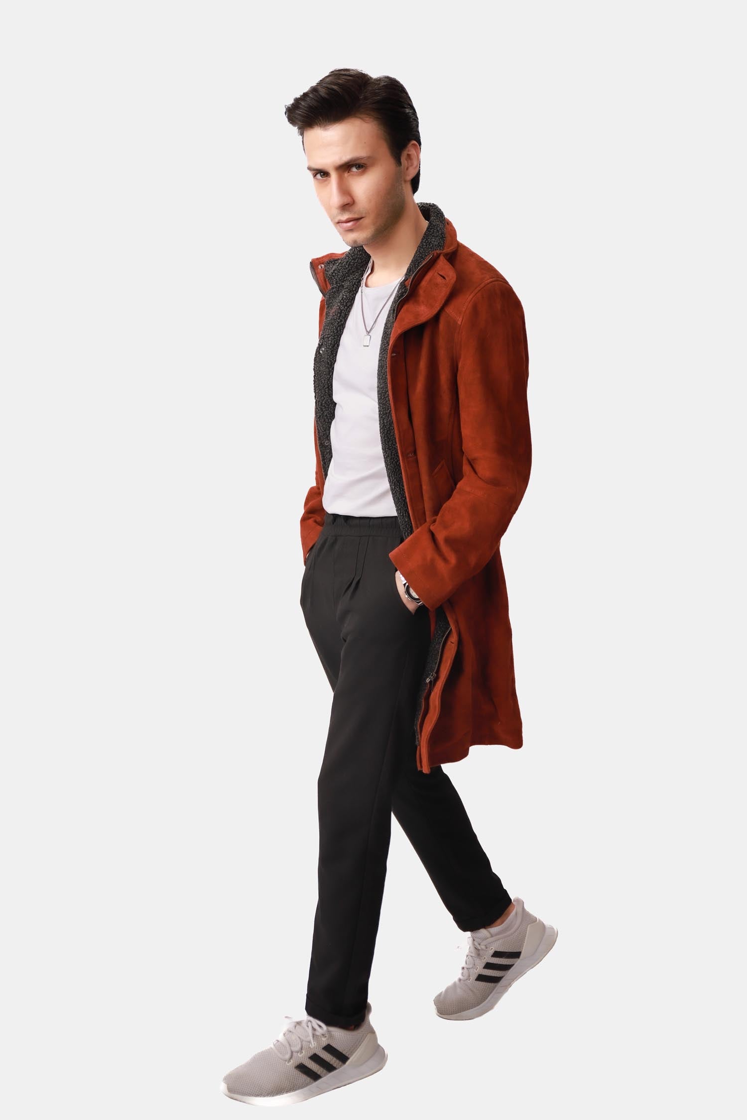 Royal Rust Brown Car Coat