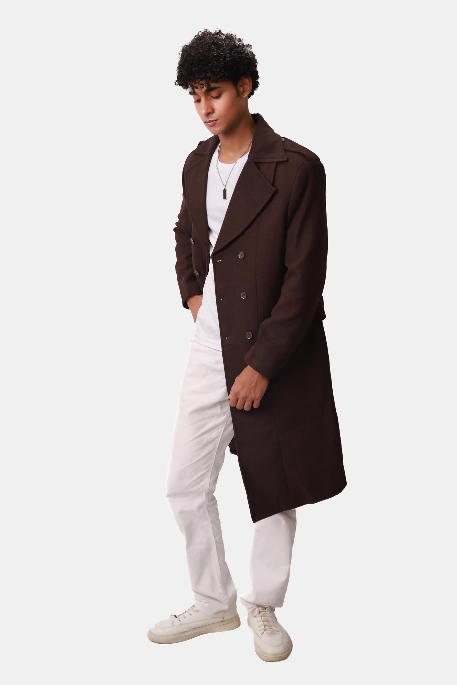 Wool Trench Coat For Men