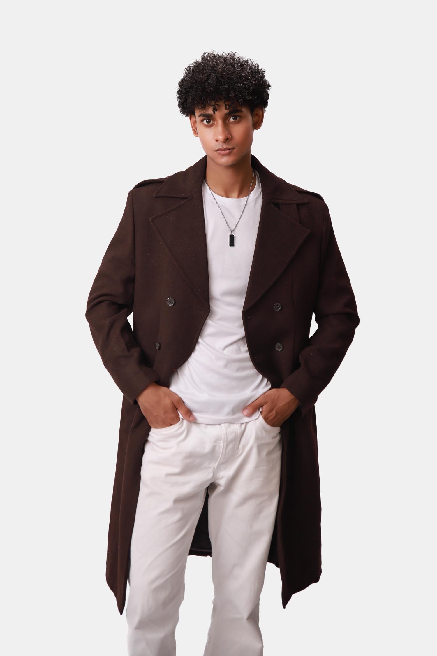 Wool Trench Coat For Men