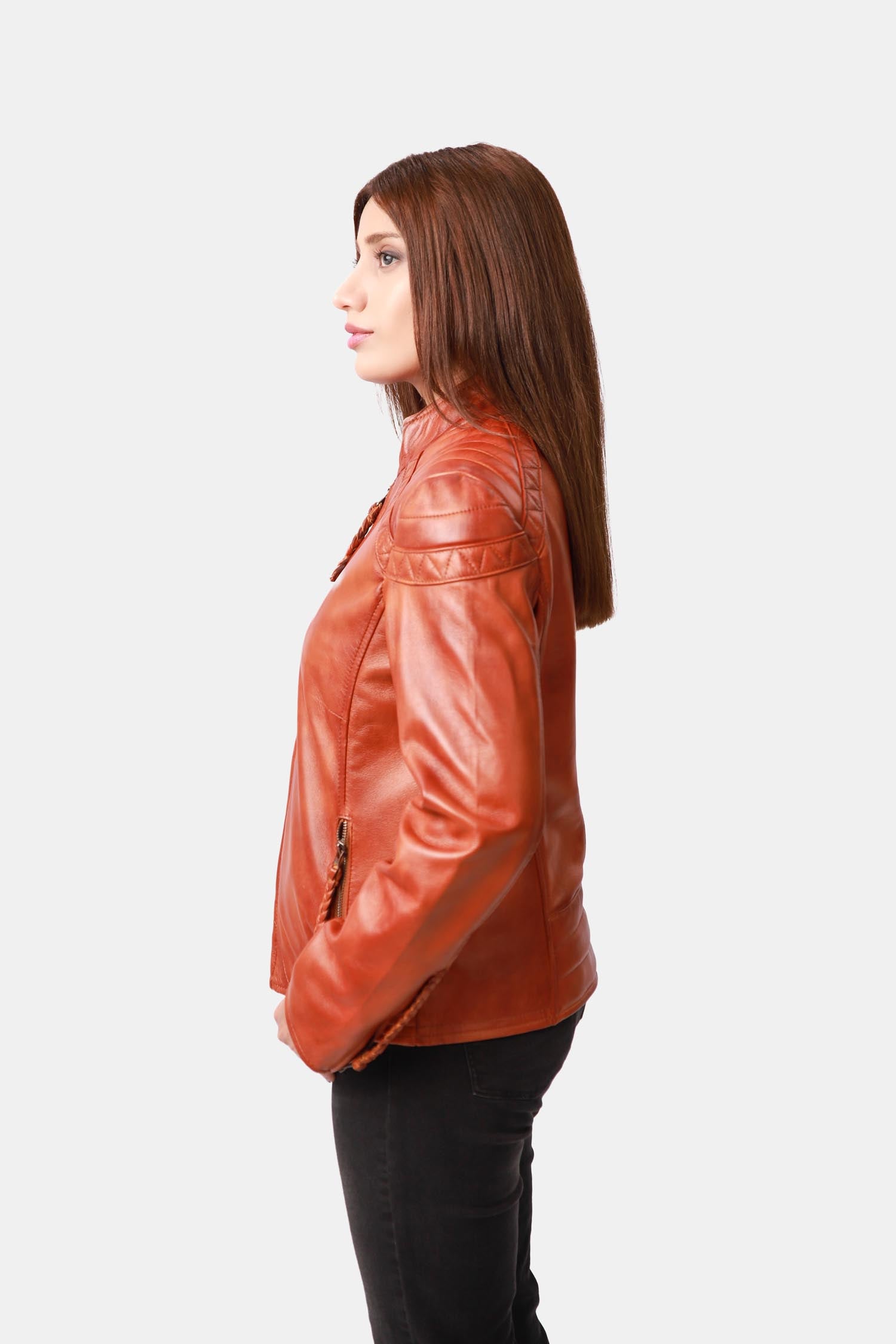 Cafe Racer Leather Jacket