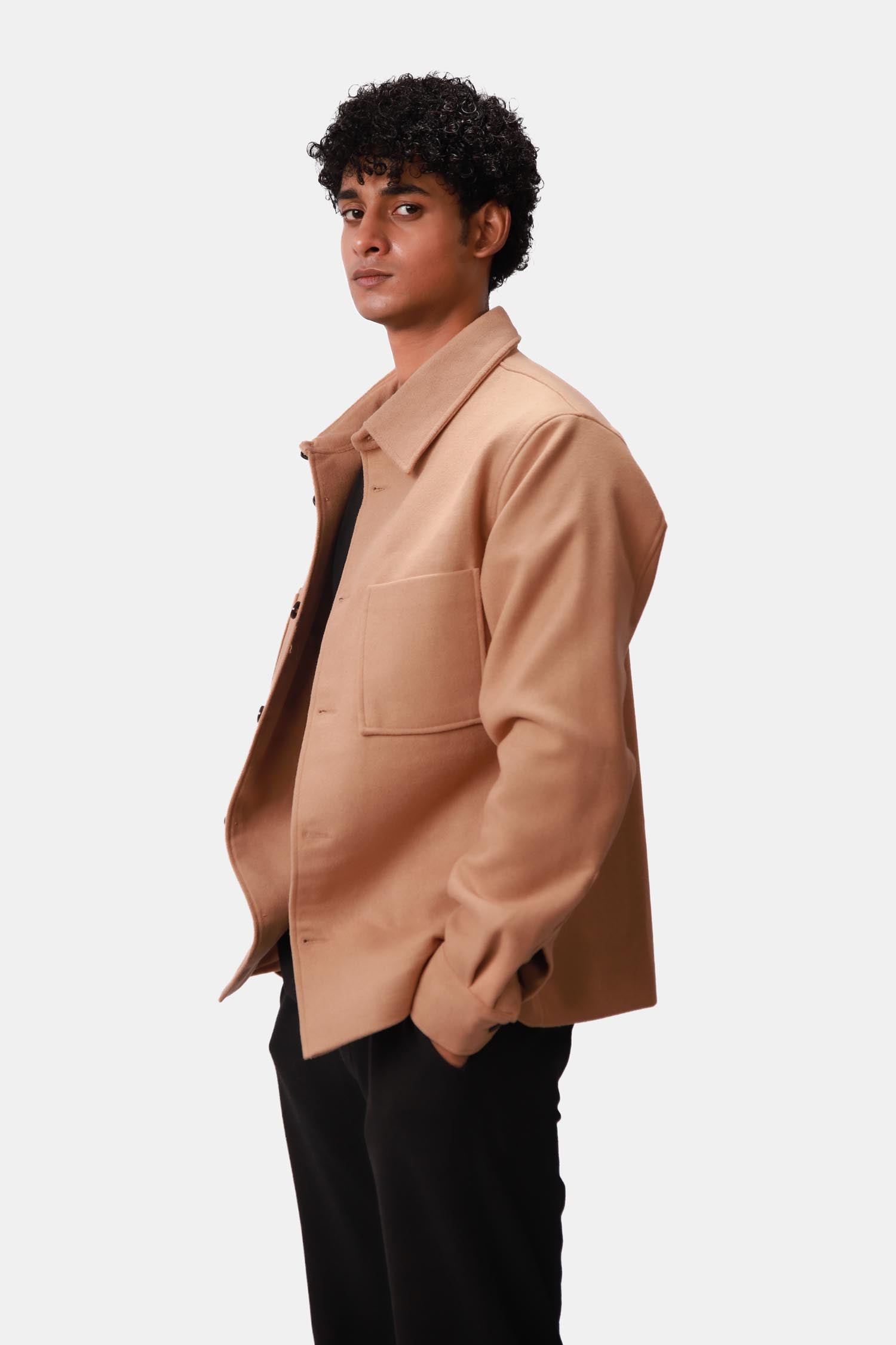 Wool Sweater Jacket For Men