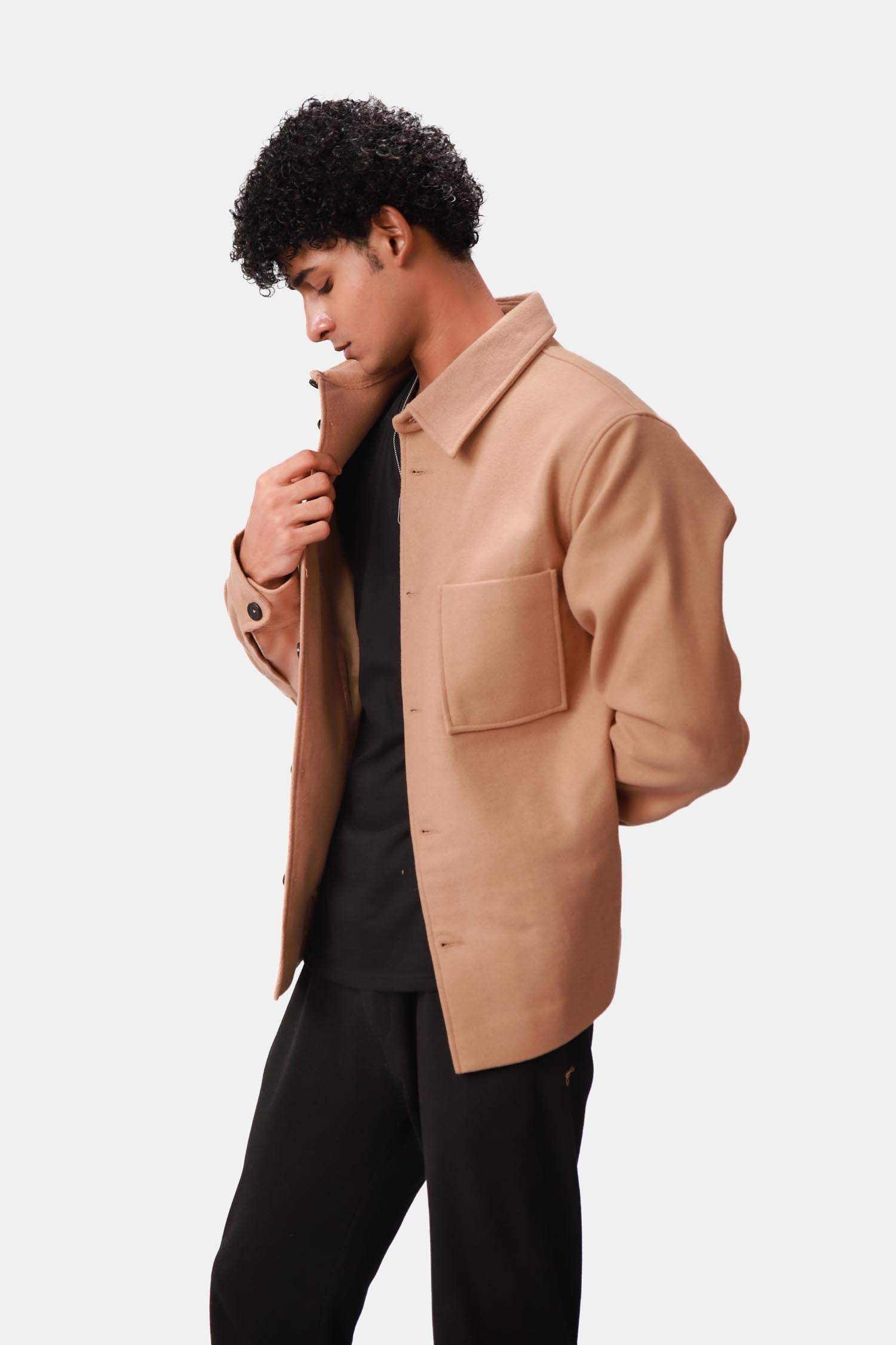 Wool Sweater Jacket For Men