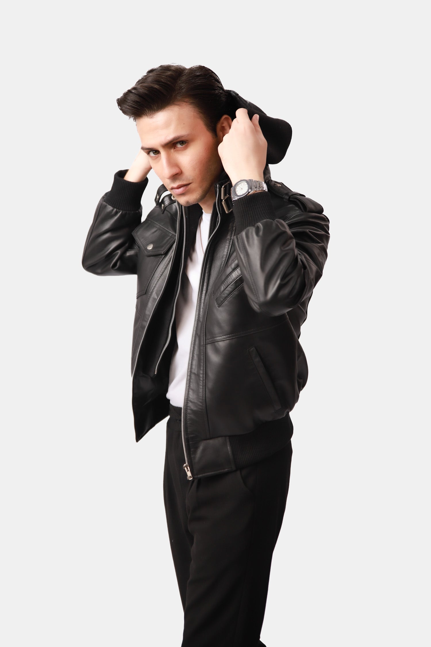 Jacket with Removable Hood
