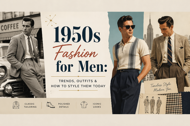 1950s Fashion for Men: Trends, Outfits & How to Style Them Today