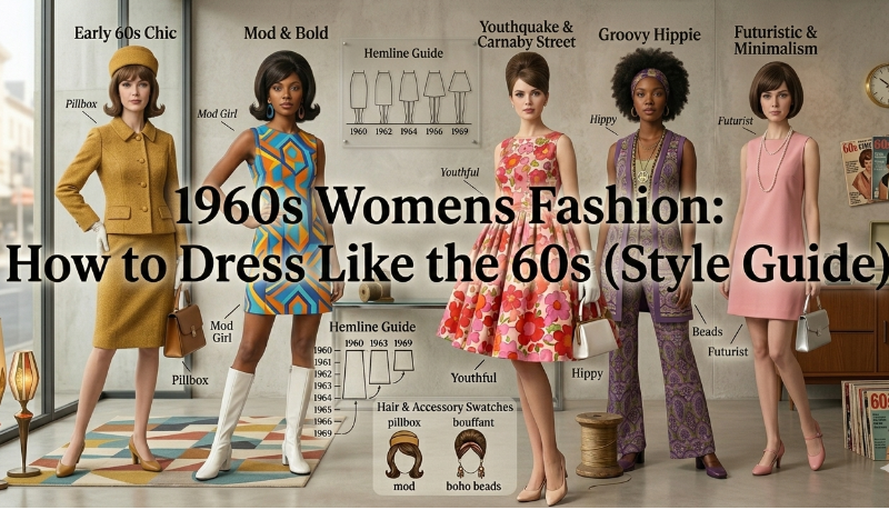1960s Womens Fashion: How to Dress Like the 60s (Style Guide)