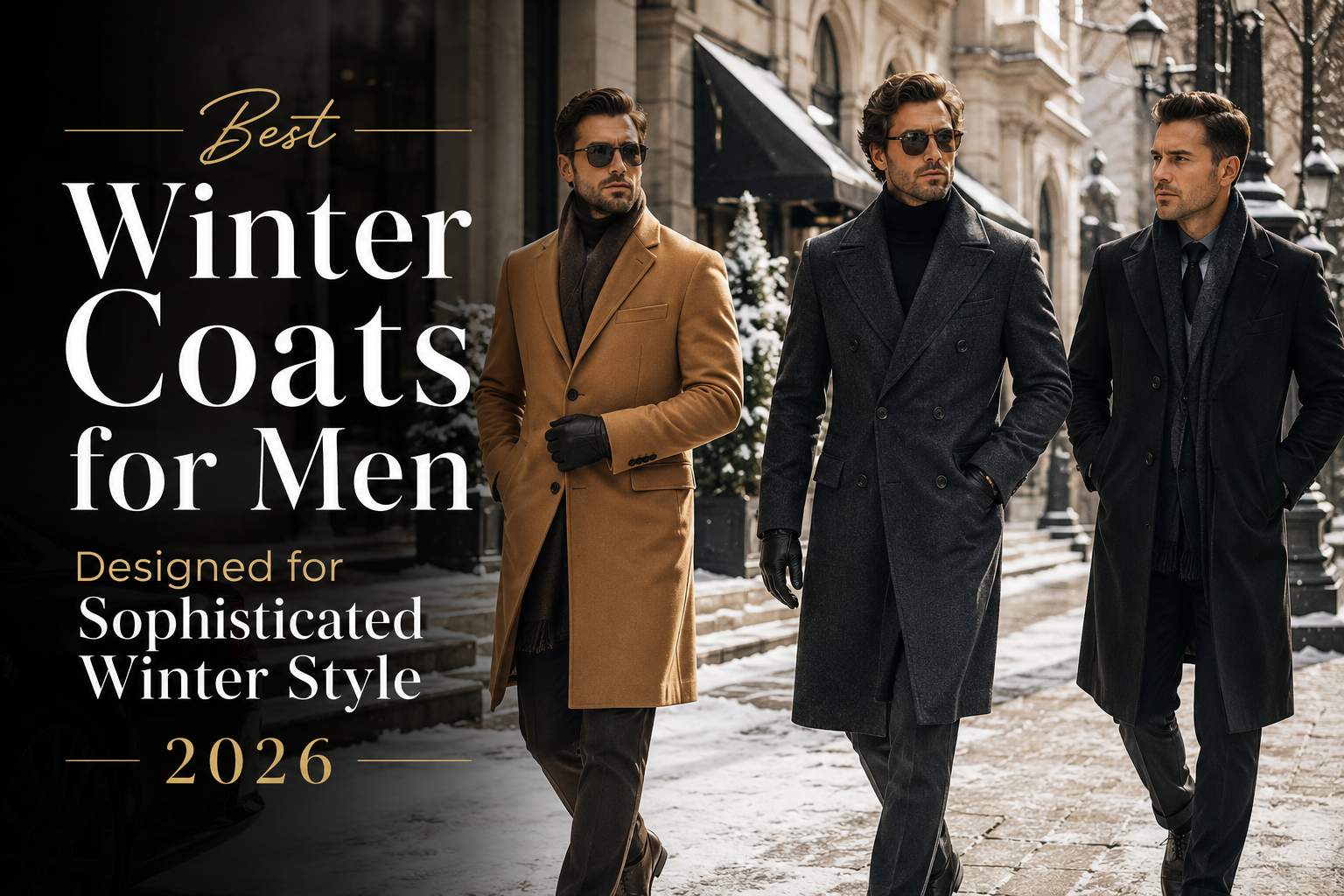 Best Winter Coats for Men Designed for Sophisticated Winter Style 2026