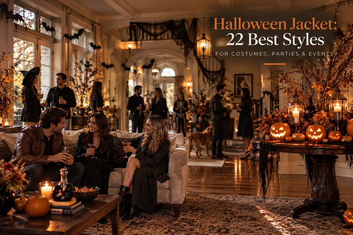 Halloween Jacket: 22 Best Styles for Costumes, Parties & Events