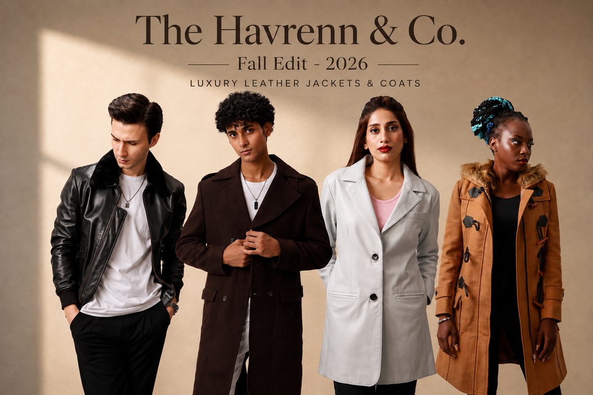 The Havrenn & Co. Fall Edit - 2026 Luxury Leather Jackets & Coats
