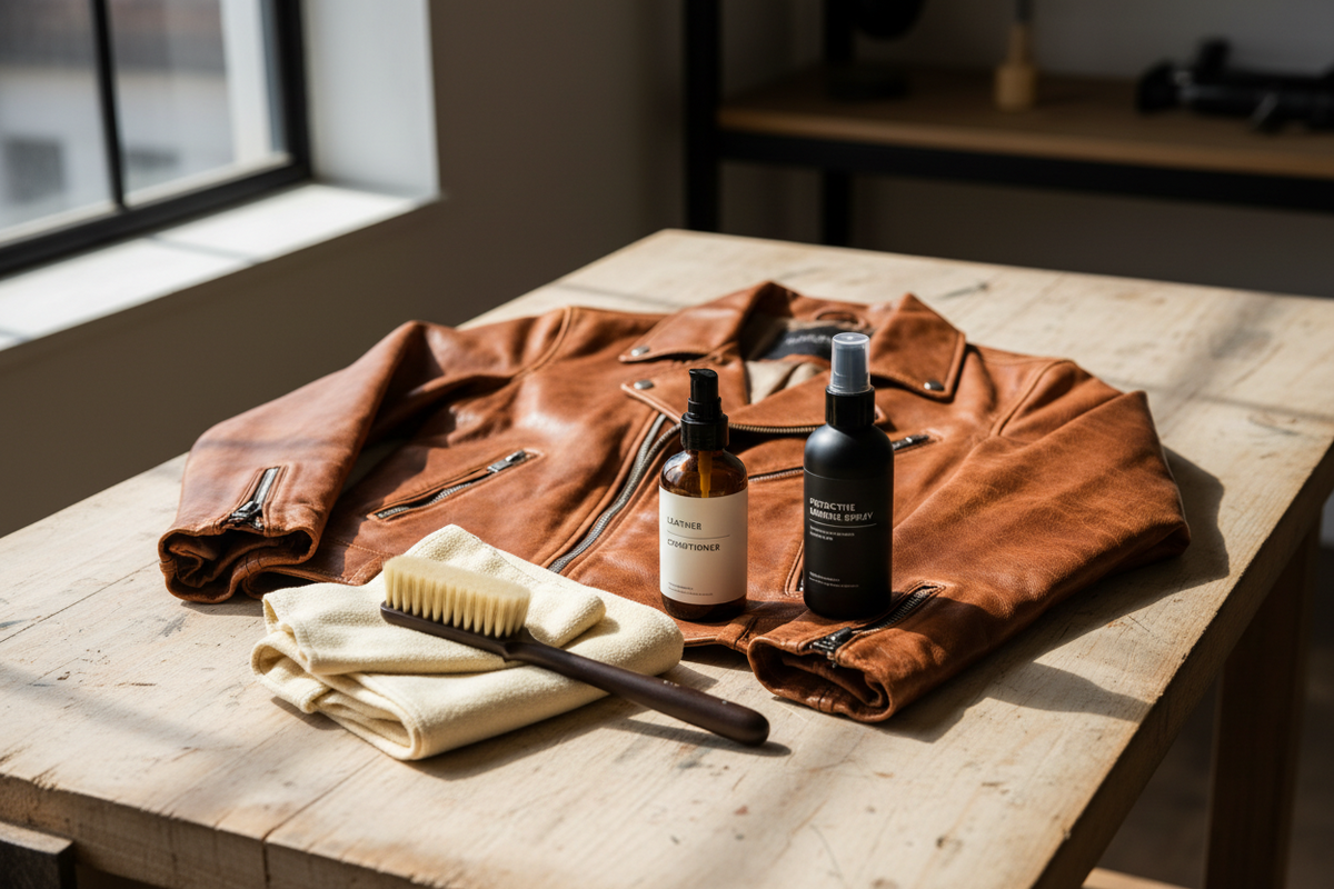 How to Clean, Condition, and Protect Your Leather Jacket