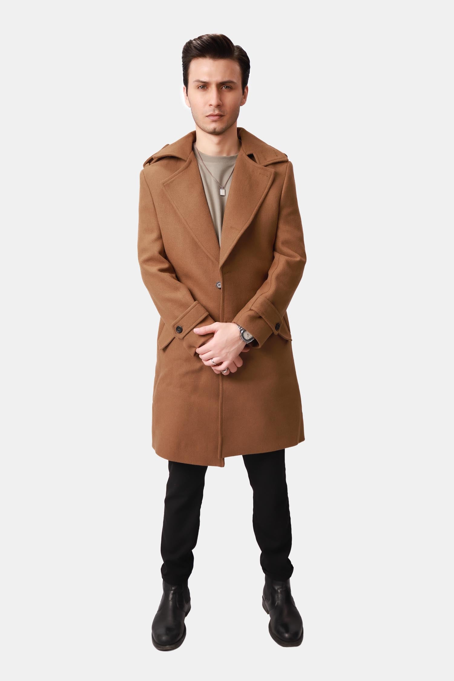 Wool Trench Coat For Men