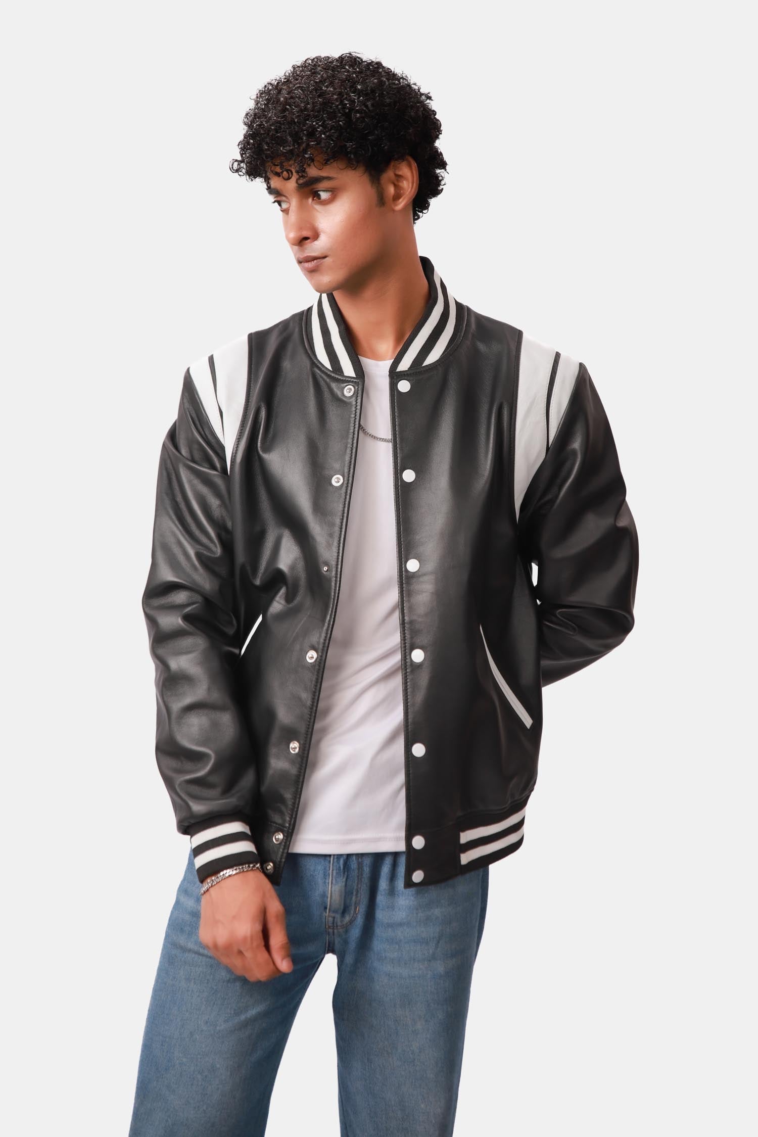 Black Leather Jacket For Men