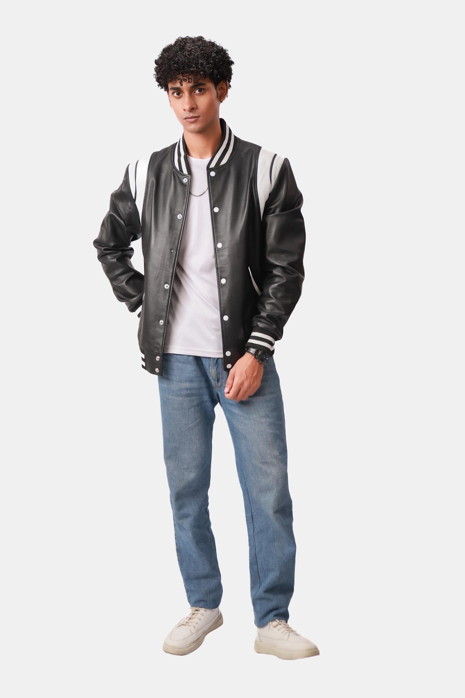 Black Leather Jacket For Men