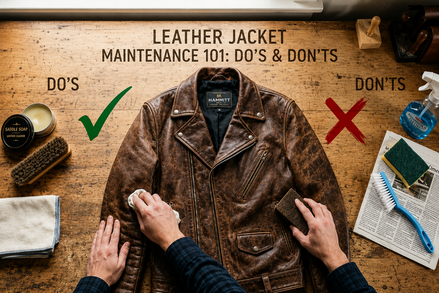 Leather Jacket Maintenance 101: Do’s and Don’ts