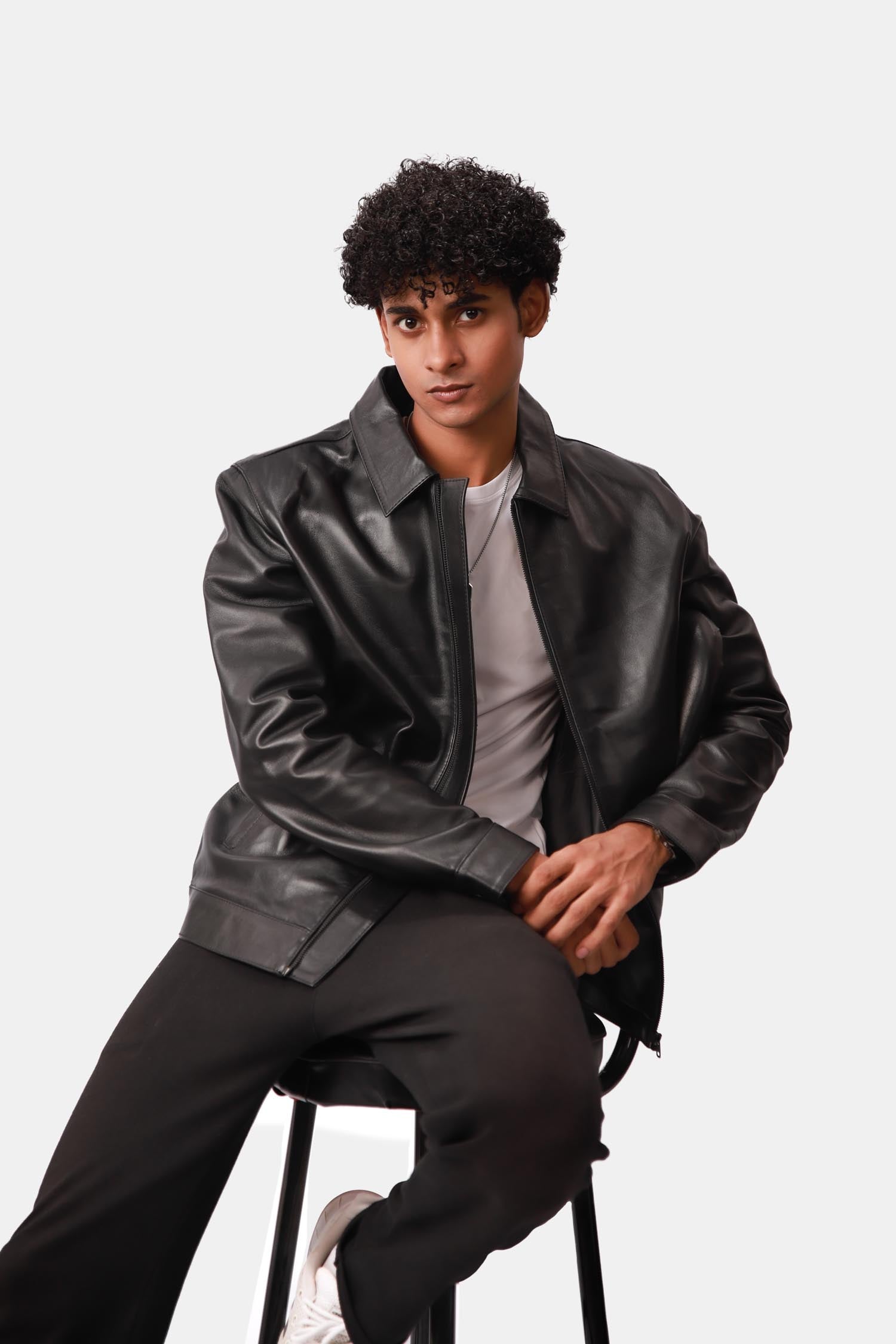 Black Leather Jacket For Men