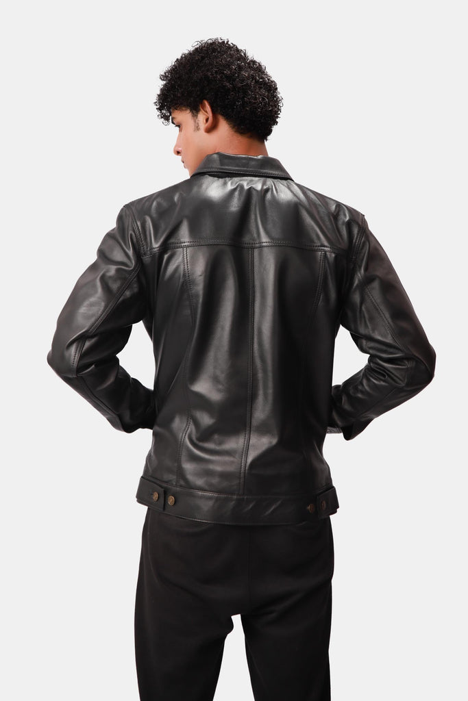 Black Leather Jacket For Men