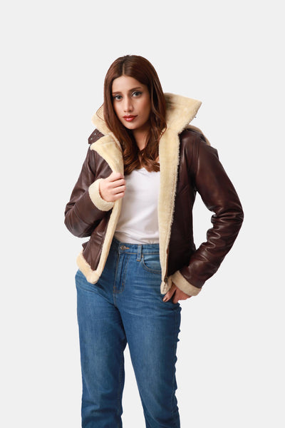 B3 Bomber Aviator Leather Jacket