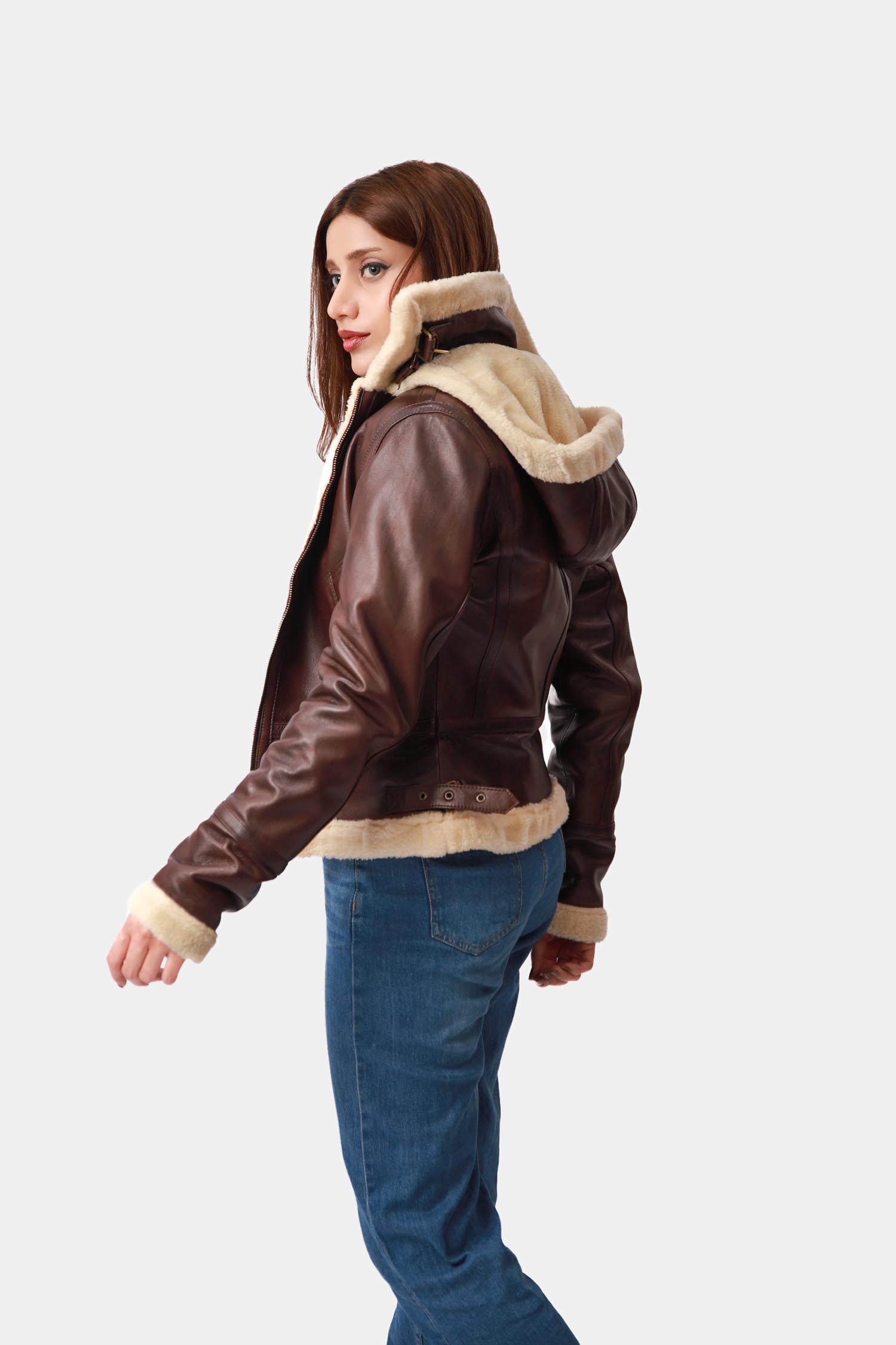 B3 Bomber Aviator Leather Jacket
