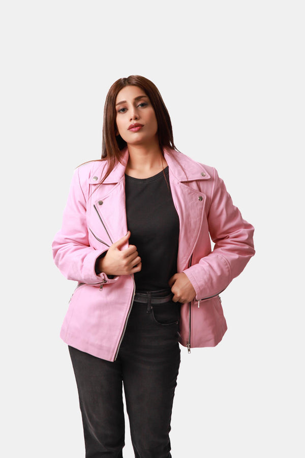 Motorcycle Leather jacket For Women