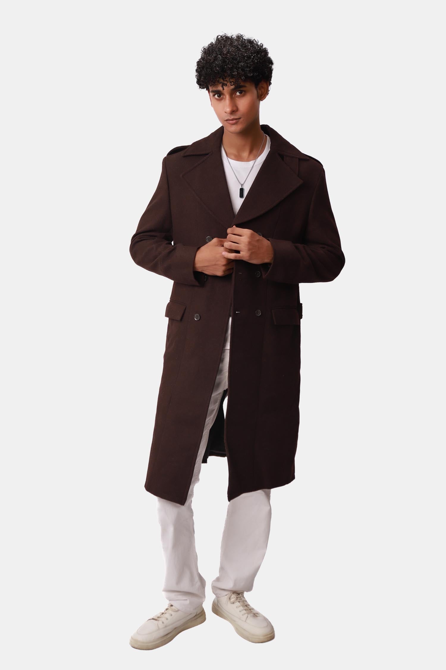 Wool Trench Coat For Men
