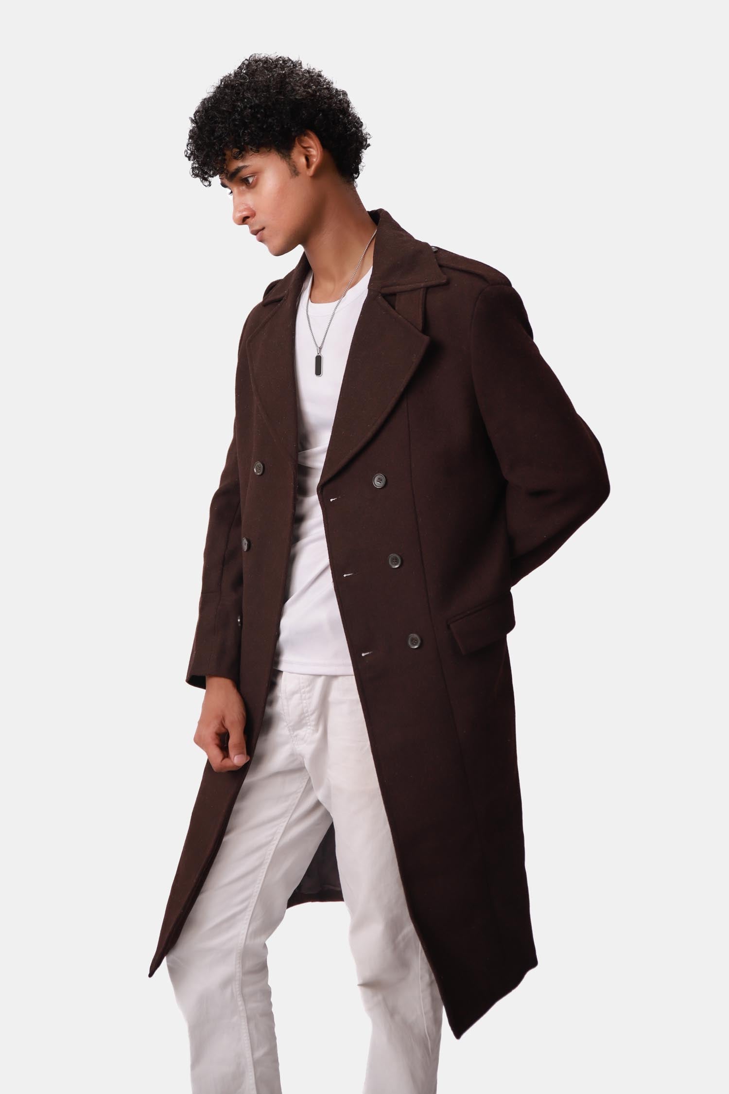 Wool Trench Coat For Men