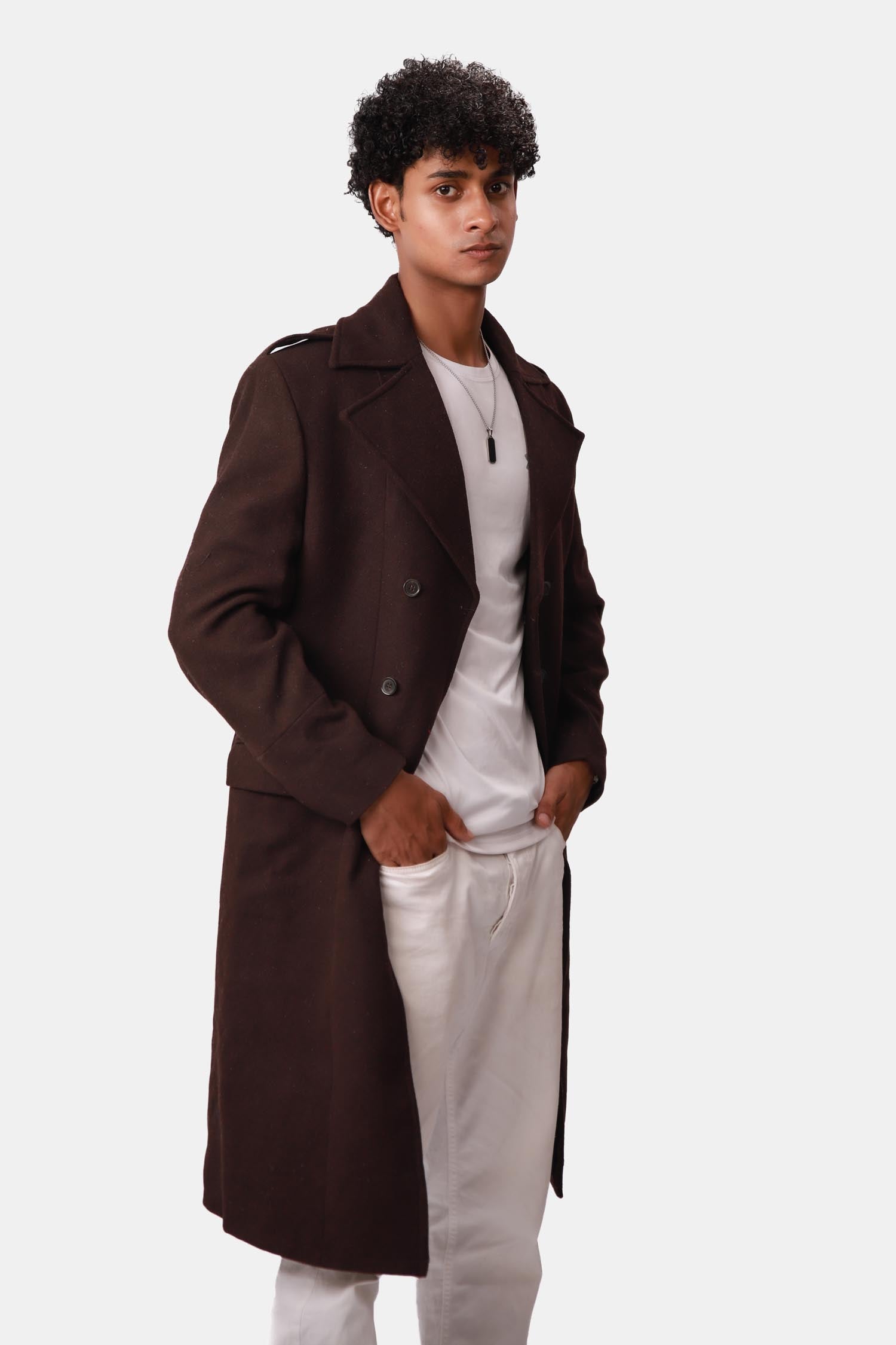 Wool Trench Coat For Men