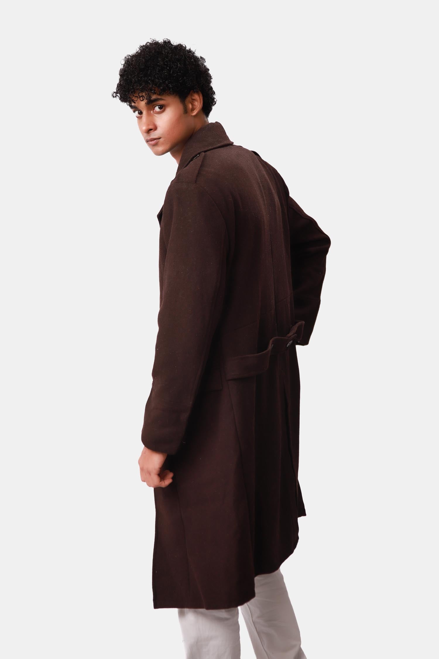 Wool Trench Coat For Men