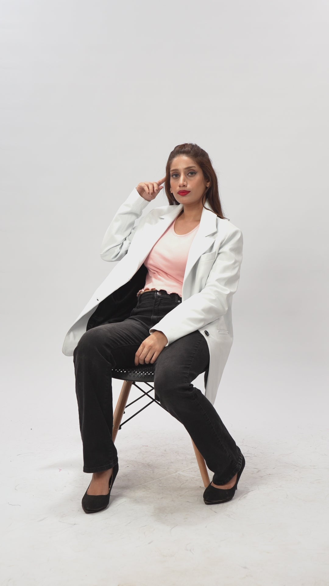 White Blazer Coat For Women