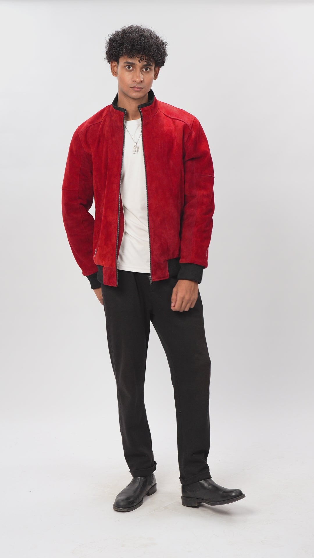 Red Leather Jacket For Men